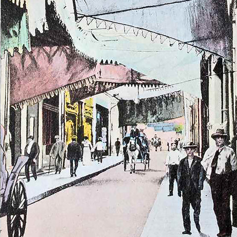 1930s Havana Obispo Street Postcard