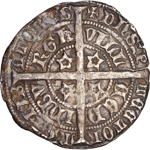 1367-1371 Groat David II of Scotland Coin Silver Edinburgh Mint 3rd Coinage