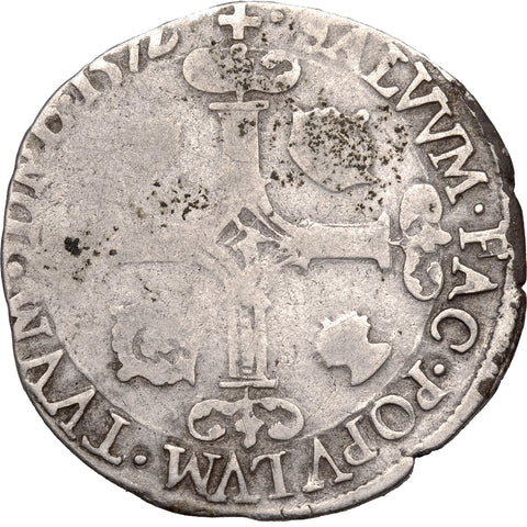 1572 Quarter Merk James VI Scotland Coin Silver 2nd Coinage