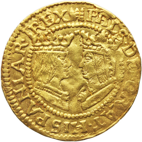 1590-93 Ducat Gold Coin Spanish Netherlands Overijssel Philip II of Spain