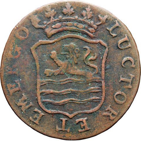 1793 Netherlands Zeeland Duit Coin