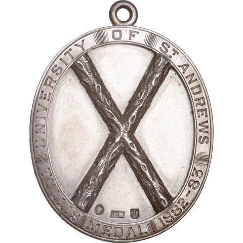 1882-83 Silver Medal Scotland University of St Andrews Mathematics