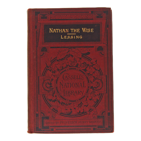 1887 Antique Book Nathan the Wise a Dramatic Poem in 5 Acts. Translated by William Taylor