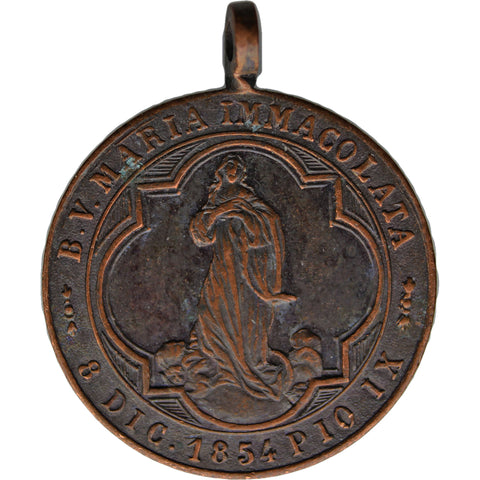 1903 - 1914 Pope Pius X Vatican Medal Antique Religion Catholic Church Medallion