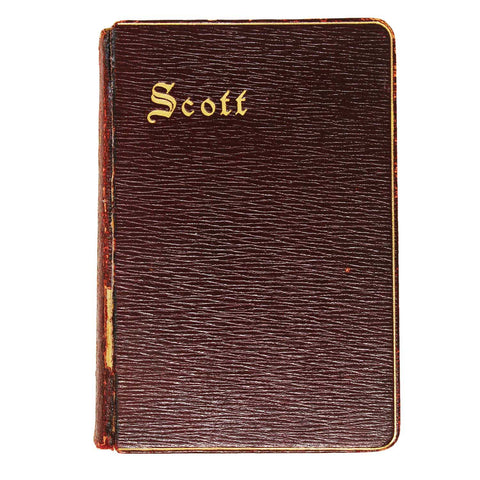 1904 The Poetical Works of Sir Walter Scott the Oxford Complete Edition edited by J Logie Robertson M.A