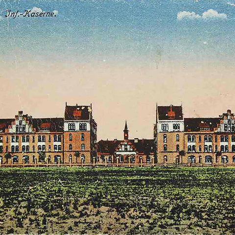 1907’s Antique Barracks Memel Kaserne Germany Lithuania Klaipeda Postcard