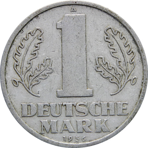 1956 German Democratic Republic One Deutsche Mark Coin