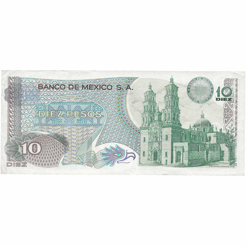 1977 10 Pesos Mexico Banknote