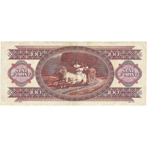 1989 100 Forint Hungary Banknote Portrait of Lajos Kossuth
