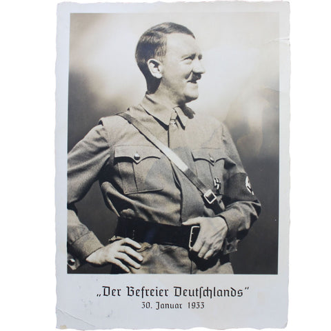 Postcard Photo of Adolf Hitler World War 2