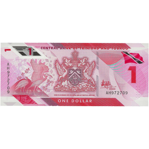 2020 Trinidad and Tobago Banknote 1 Dollar Collectible