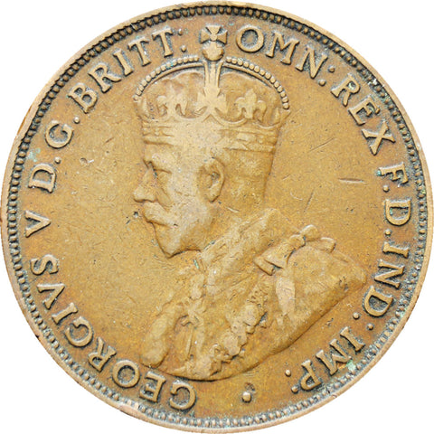Australia 1916 One Penny George V Coin