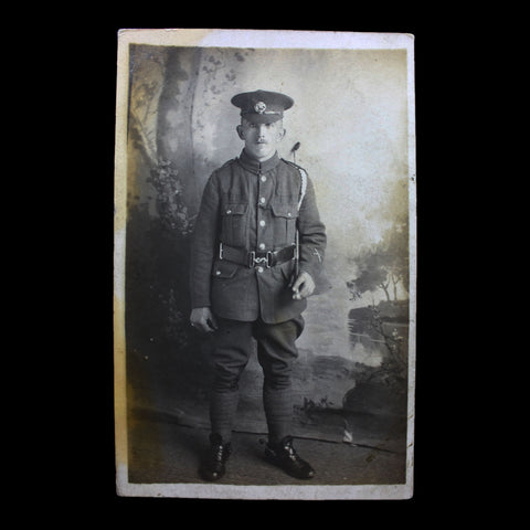 British Soldier 1914 - 18 WW1 Military World War I Studio Photo Postcard Army History