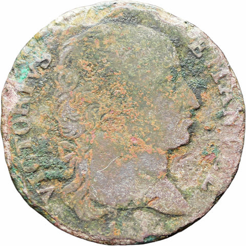 Italian states Sardinia 1815 AL 2.6 Soldi Vittorio Emanuele I Coin