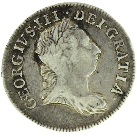 Rare 1772 / 0 George III Silver Maundy Groat Fourpence 2 of the date over a 0