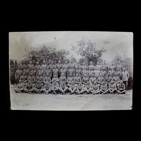 WW1 Era British Soldiers Group Photo Army Postcard History World War I