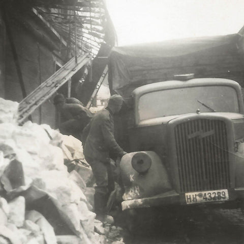 World War II Military Germany Soldier Photo WW1 Truck Photography