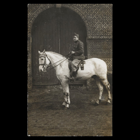 World War I Military Cavalry Soldier Photo WW1 Photography