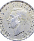 1951 One Shilling George VI British Coin