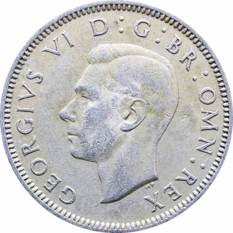 1951 One Shilling George VI British Coin