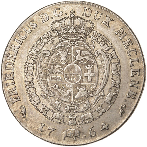 1764 32 Schilling Mecklenburg-Schwerin Germany Coin Friedrich II Silver