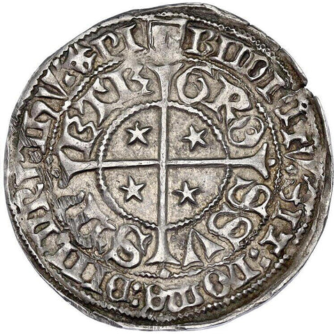 1406-1588 1 Groschen City of Metz France Coin Silver