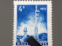 1964 4 Hungarian forint Hungary Stamp Television Tower