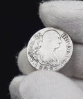 1808 MAI 2 Reales Spain Coin Charles IV Silver Madrid Mint
