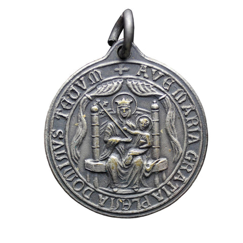 Vintage Religious Catholic Medal Medallion Christianity Jewellery Jesus Christ Mary
