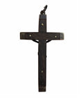 1900’s Cross Pendant Antique Religion Catholic Jesus Christ Christian Necklace Church