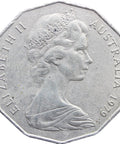 1979 50 Cents Australia Elizabeth II Coin 2nd portrait Dodecagonal type Australian Coins Numismatic Collectible Old Money