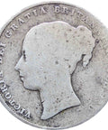 1856 Shilling Queen Victoria Great Britain Silver Coin