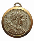 Pope John XXIII Vintage Medallion St Christopher Religion Christianity Catholic Jesus Christ Christian Church