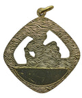 St Christopher Pendant Medallion Religion Vintage Jesus Christ Jewellery Christianity Catholic Christian Necklace Church