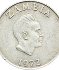 1972 10 Ngwee Zambia Coin