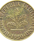 1950 10 Pfennig Germany - Federal Republic Coin Munich Mint