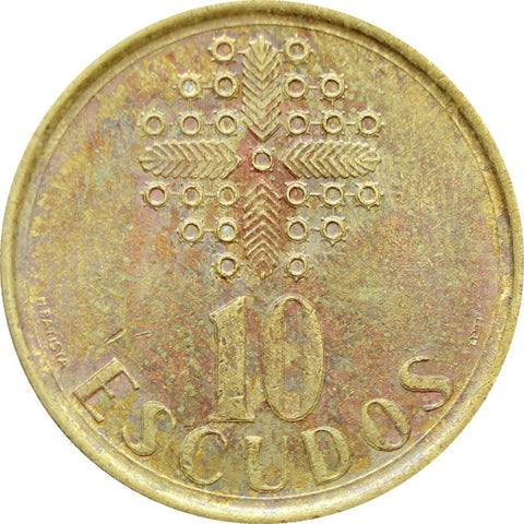 1987 10 Escudos Portugal Coin