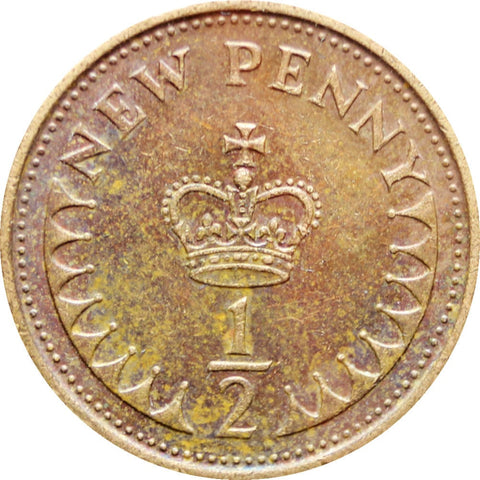 1979 Half New Penny Elizabeth II Coin