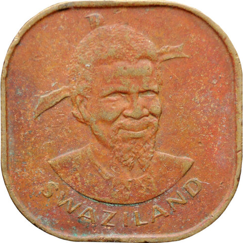 Coin 1974 2 Cents Swaziland King Sobhuza II Coins Africa Old Money Numismatic Collectible
