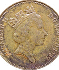1989 Two Pence Elizabeth II Coin United Kingdom 3rd portrait