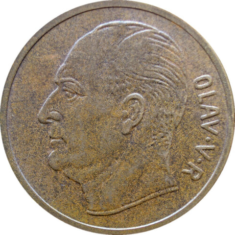 1961 5 Øre Norway Olav V Coin