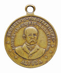 1869 Antique Medal Otto von Bismarck, Schleswig-Holstein Industrial Exhibition on Altona