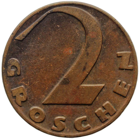 1926 2 Groschen Austria Coin