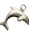 Vintage Dolphin Pendant Sterling Silver Accessories Jewellery for Women Decoration Décor Women’s