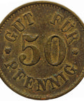 1916 - 1918 50 Pfennig Germany Coin Notgeld