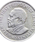 1974 Kenya 50 Cents Mzee Jomo Kenyatta