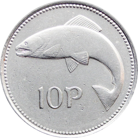 1993 10 Pingin Ireland Coin (small type)
