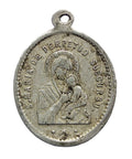 Church Virgin Mary Religion Pendant Medallion Vintage Jewellery Christianity Catholic Jesus Christ Christian Necklace