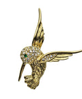 Vintage Brooch Hummingbird Colibri Jewellery for Women Accessories Decoration Décor Women’s