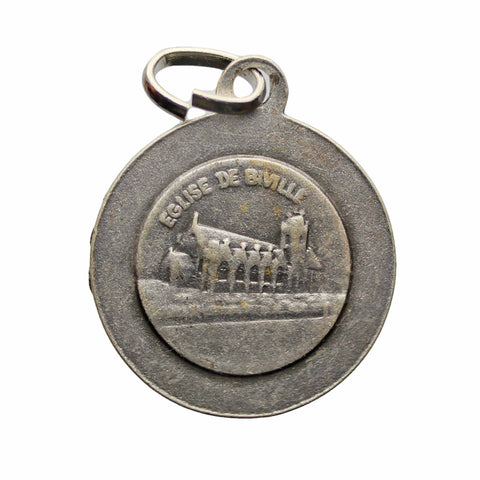Jesus Christ Vintage Religious Catholic Medal Medallion Christianity Jewellery Mary
